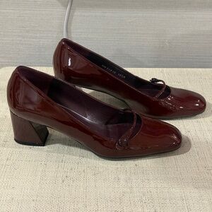 Stuart Weitzman Patent leather Mary Jane heels